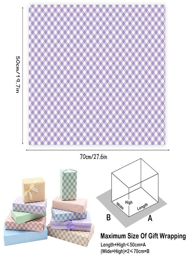Geluode Classic Plaid Wrapping Paper, Popular Light Color in White Kraft Gift Wrapping Paper, 20x28 inches per sheet (10 sheets: 38 sq. ft. ttl.), Folded Paper for Families, Friends, Kids in Birthday, Wedding, Baby Shower, Congrats and Holiday - Image 3